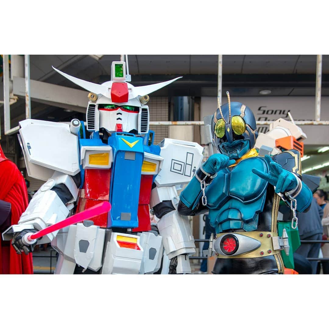 永崎遼のインスタグラム：「. Thank you for your time. Makasih yah sudah menonton. . #機動戦士ガンダム #gp01 #機動戦士ガンダム0083 #仮面ライダー3号 #ストフェス #ストリートフェスタ #仮面ライダー #cosplay #仮面ライダーコスプレ #cosplayer #mobilesuitgundam #gundam #mobilesuitgundam0083  #tokusatsucosplayer #rx78gp01 #gundamcosplay #gundamcostume #ガンダムコスプレ #ガンダムgp01 #mobilesuitcosplay #tokucosplay #ガンコス #costume #kamenridercosplay #特撮コスプレ #コスプレ #tokusatsu #kamenrider #maskedrider #toku」