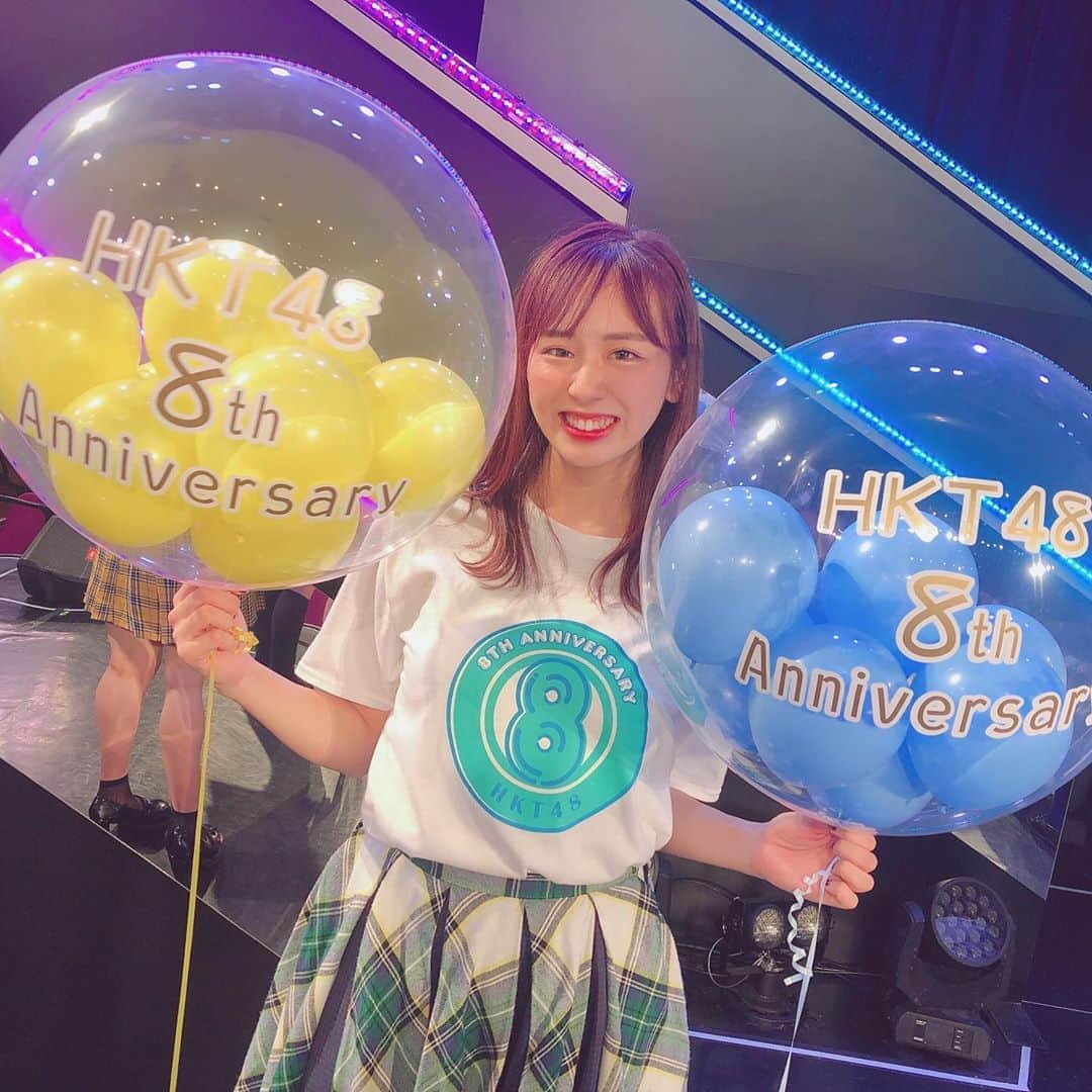 坂口理子さんのインスタグラム写真 - (坂口理子Instagram)「HKT48が8周年を迎えました🎈✨ 私達二期生は1周年から一緒に お祝いさせてもらっています☺︎ 常に一期生さんの背中を見て私達は ここまで一緒に歩んできました。 色んなメンバーとの別れだったり 落ち込む事や嬉しい事たくさんメンバーと 過ごしてきました！HKT48は第二の家族です☺️ これからも私達の応援をよろしくお願いします！ #hkt48 #8周年 #西鉄ホール  #8周年記念特別公演」11月26日 22時38分 - ricopi__hkt48
