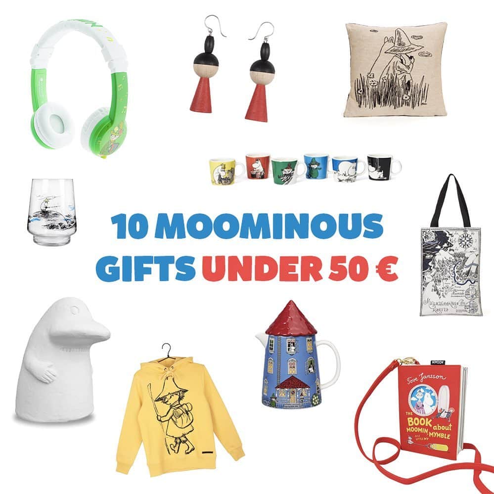 ムーミンさんのインスタグラム写真 - (ムーミンInstagram)「Looking for a Holiday gift for a #Moomin fan?😍 Here are 10 Moominous gifts under 50€ 👉 moom.in/gifts50e 💌 Receive FREE shipping on all orders over 75€ in November!😍 Please use the discount code: ship-free19 to claim🎁 💌 #moomin #moominofficial #moomincom #freeshipping」11月26日 22時59分 - moominofficial