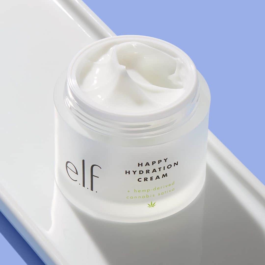 e.l.f.さんのインスタグラム写真 - (e.l.f.Instagram)「Make your skin extra happy and nourished with this luxuriously creamy, hemp-derived cannabis sativa face cream. Shop the Happy Hydration Cream on our website and online at @target 🌟#eyeslipsface #elfingamazing #targetstyle #elfcosmetics #crueltyfree #vegan」11月26日 23時05分 - elfcosmetics