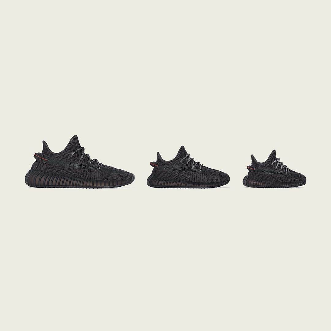 のインスタグラム：「YEEZY BOOST 350 V2 BLACK. AVAILABLE NOVEMBER 29 AT ADIDAS.COM/YEEZY AND ON THE ADIDAS APP IN THE US AND EUROPE.」