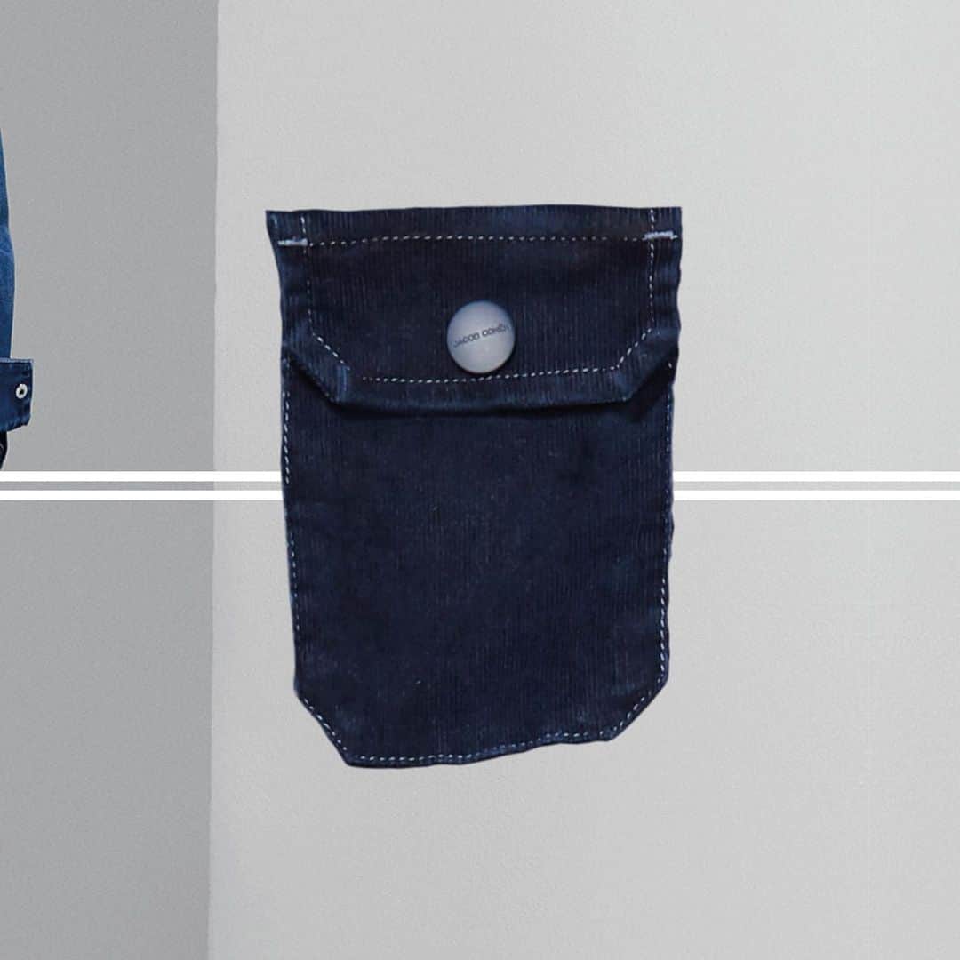 Jacob Cohenのインスタグラム：「A tiny pocket to keep your secrets safe  F/W 20 Woman Collection Made in Italy  #JacobCohen #JacobCohenJeans」