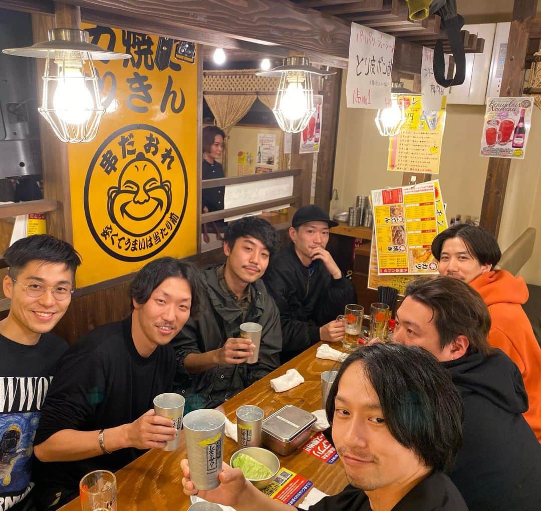 谷正人のインスタグラム：「今夜はSTUDIOUS ECチームと。 みんなの話が長すぎて、 3軒いってしまったw #諏訪の話長すぎ　#川林の頭固すぎ #水口は説教たれるな　 #上司に本社に遠慮するな」