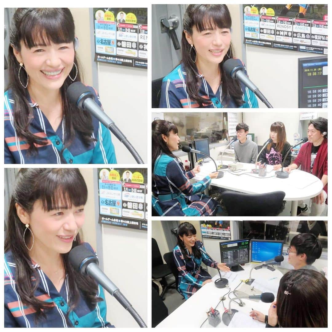うちやえゆかさんのインスタグラム写真 - (うちやえゆかInstagram)「25日かわさきFMさんにお邪魔させていただきました♫﻿ 2番組続けて1時間の出演。 6名のアーティストのみなさんと音楽のことや、﻿ アニメのことなどなどお話しをさせていただきました。﻿ たくさんの写真を繋いでまとめてくださいました！﻿ 楽しかった様子ご覧いただければと思います。﻿ ﻿ ①18:00～『ロック音!!Monday』﻿ #YATCH さん #岡本真由佳 さん #Olly さん﻿ ﻿ ②18:30～『MUSIC WAY!WAY!』﻿ #作田シロー さん #森嶋祐 さん #アンナレイ さん﻿ ﻿ 質問コーナーや占いのコーナー等があり、﻿ 自分について￼￼を問われ、考えたりするのは、﻿ なんだか久しぶりで頭使いましたw楽しかったです☆﻿ 皆さんと和やかにワイワイと過ごしたあっという間の﻿ 時間でした。応援ありがとうございました😊﻿ ﻿ ﻿ #かわさきFM #かわさき #FM #radio﻿ #サテライト #スタジオ﻿ #ロック音Monday #MUSICWAYWAY」11月27日 1時02分 - yukauchiyae