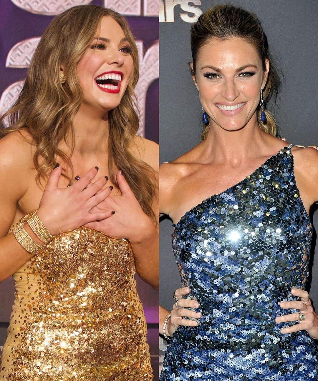 Just Jaredさんのインスタグラム写真 - (Just JaredInstagram)「Fans think Erin Andrews was pissed that Hannah Brown won “DWTS” based on the face she made. Tap this pic in the LINK IN BIO to see Erin’s response and explanation as to why she was frowning.  #ErinAndrews #HannahBrown Photos: ABC/Getty」11月27日 2時01分 - justjared