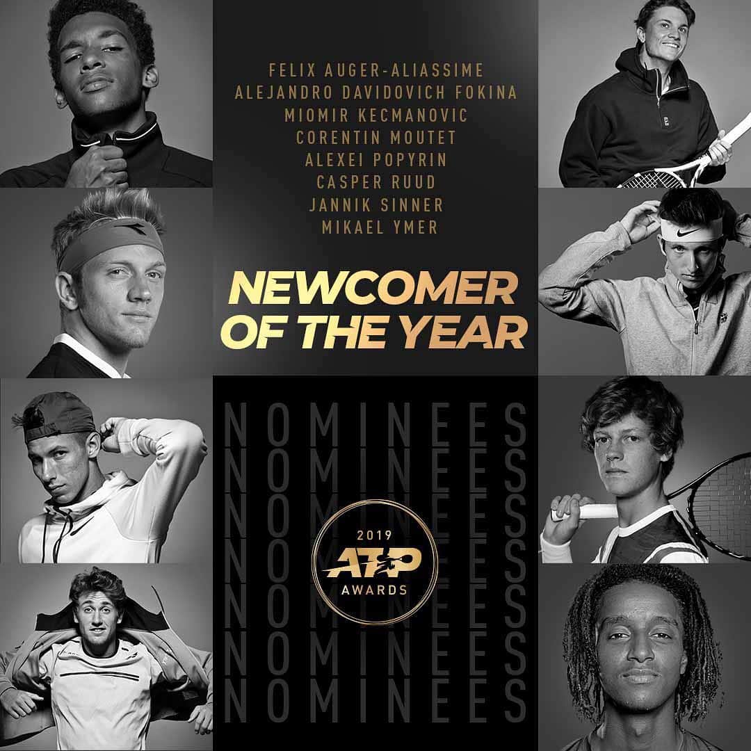 ATP World Tourさんのインスタグラム写真 - (ATP World TourInstagram)「And the nominees are... 🥁 #ATPAwards」11月27日 3時55分 - atptour