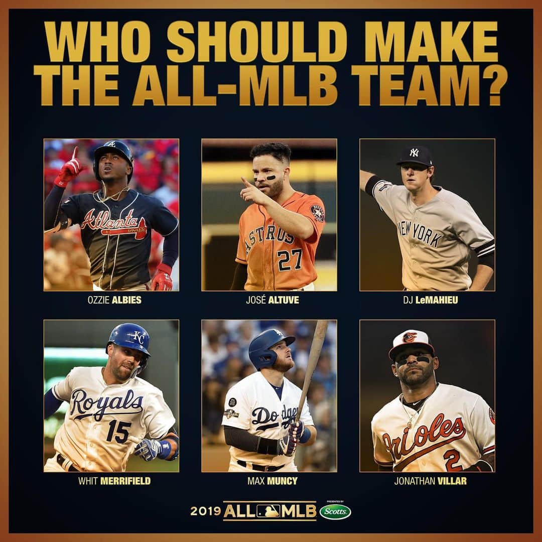 MLBさんのインスタグラム写真 - (MLBInstagram)「These guys are second to none.  Who's your pick?」11月27日 8時22分 - mlb
