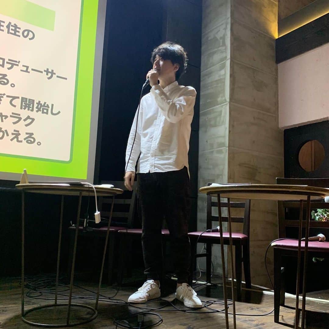RAM RIDERのインスタグラム：「スーパーササダンゴマシンと仲間たちのノンストップ・プレゼンテーション VOL3@渋谷LOFT9 たのしかった。」