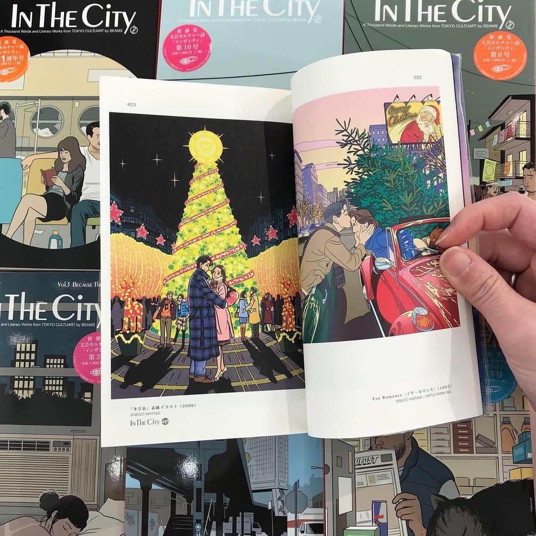 BEAMS JAPANさんのインスタグラム写真 - (BEAMS JAPANInstagram)「＜In The City＞  2010年に刊行開始した、ジャンル問わず様々なカルチャーを紹介するIn The City。 10年近くも前だというのに今でも最前線をゆくアーティスト達が紙面を充実させてくれています。 Vol.09ではわたせせいぞうのロングインタビューと共に作品も盛りだくさん！ 高木完のエッセイ“ロックとろロールのあいだには、、、”も収録された、寒くなってきた今の季節にぴったりのあなたの心を暖めてくれる一冊に仕上がっています。 冬の寒さの備えにIn the cityを📚 是非チェックしてみてください。  BEAMS JAPAN 4F ☎︎03-5368-7328 @beams_japan @tokyo_cultuart  #beams #beamsjapan #beamsjapan4th #tokyocultuartbybeams  #inthecity #わたせせいぞう #高木完」11月27日 12時17分 - beams_japan