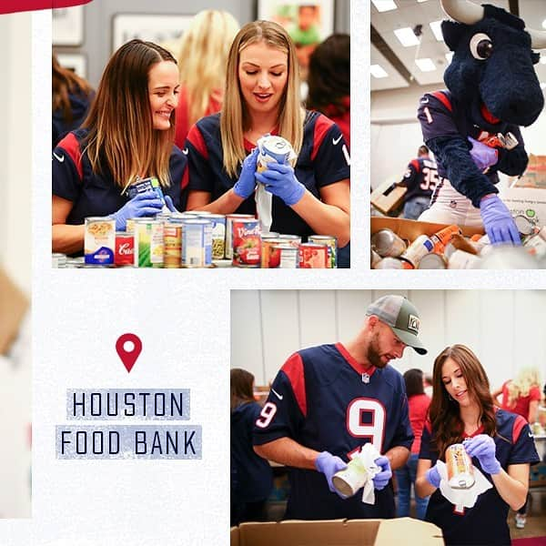 ヒューストン・テキサンズさんのインスタグラム写真 - (ヒューストン・テキサンズInstagram)「In the spirit of Thanksgiving, the #Texans sorted more than 4,900 meals at the @houstonfoodbank and visited veterans spending the holiday in the VA hospital. #TexansCare」11月27日 12時36分 - houstontexans