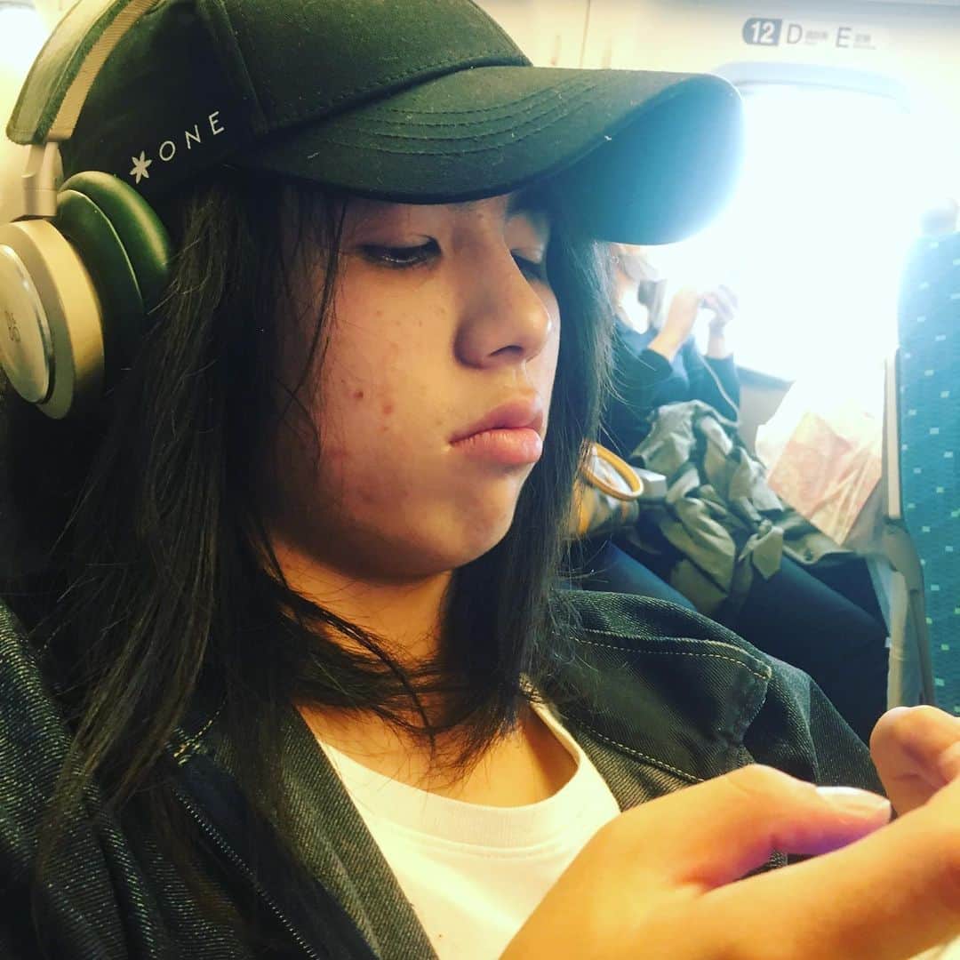 山本勇のインスタグラム：「明日の撮影のためいざ東京へ✨⭐️🥳💪🤩☝🏻👍」