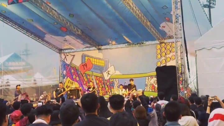 磯部正文のインスタグラム：「Fire EX. - 晩安台灣 (Cover by HUSKING BEE)」