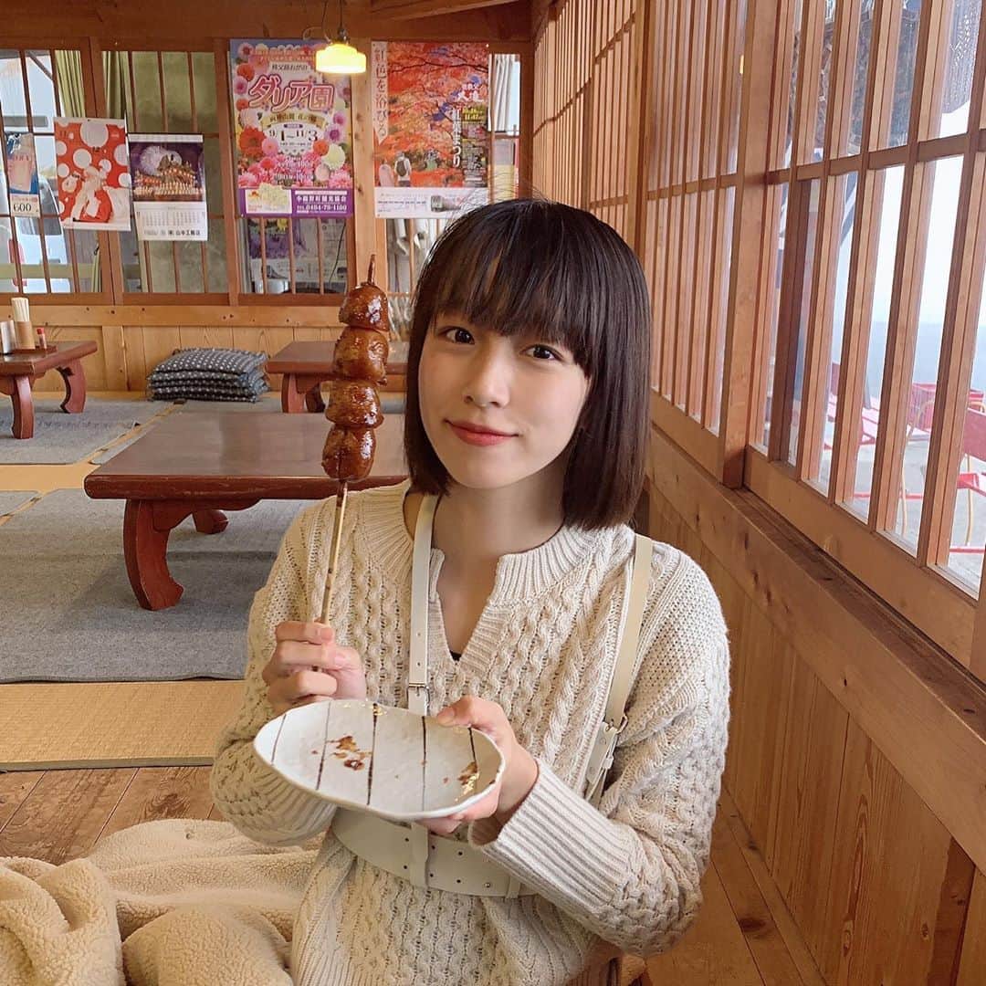 坂田莉咲のインスタグラム：「念願の三峯神社にいきました これはいもでんがく #パワースポット巡り」