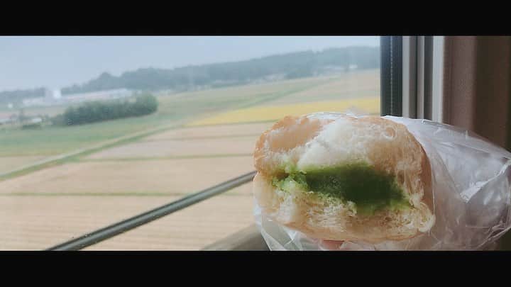 仮眠玲菜のインスタグラム：「#福田パン  #コッペパン  #美味しい  #ずんだ」