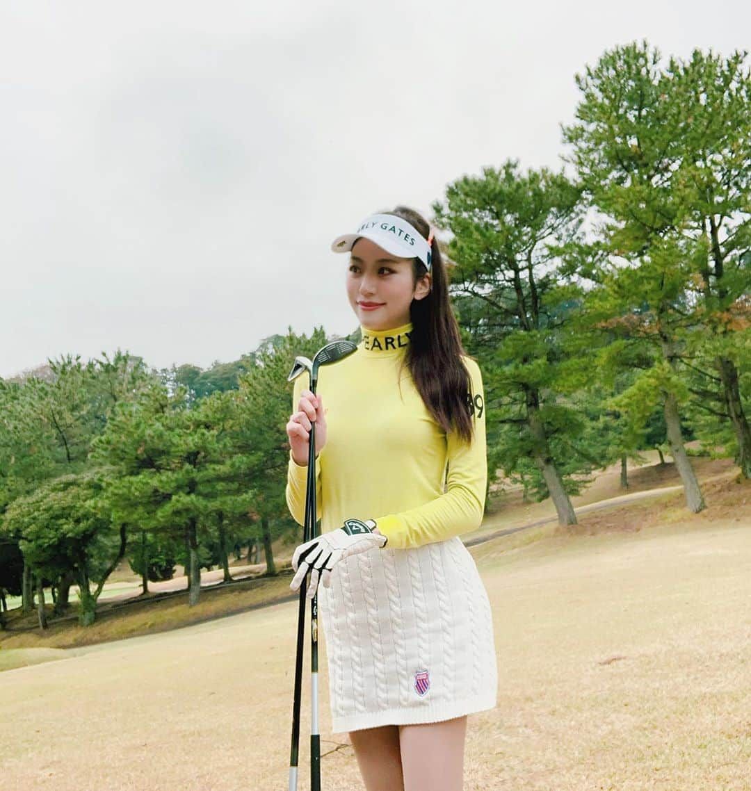 琴すずののインスタグラム：「午後は晴れました☀️🏌️‍♀️💕」