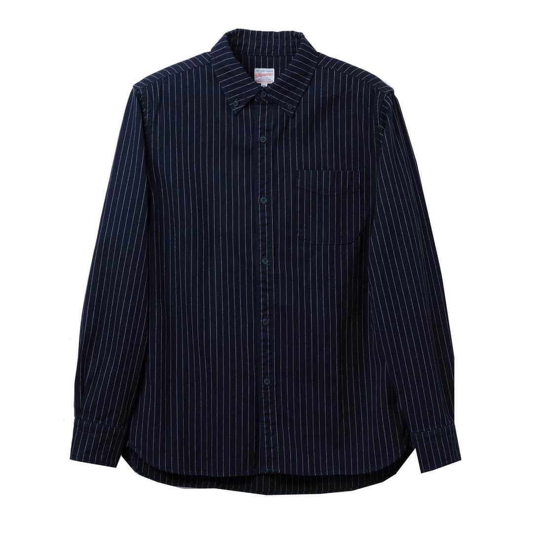 momotarojeansのインスタグラム：「05-243  ID/AW HERRINGBONE STRIPE SHIRTS  #kojima #kurashiki #okayama #jeans #denim #denimday #denimporn #denimhead #selvedge #selvage #selvedgedenim #selvedgeforum #denimevolution #selvedgemurah #unionspecial #goingtobattle #madeinjapan #japanesedenim #fading #naturalfading #madebyhand #madeinjapan #jeanslife #vintagejeans #fade #selvedge #mensweardaily」