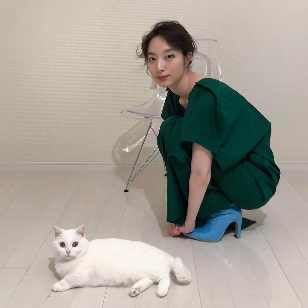 のインスタグラム：「おもちゃんも手伝ってくれたよ🥺 #さちよちゃれんじ」