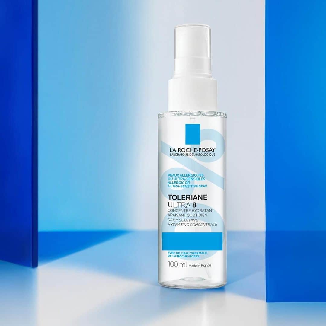 LA ROCHE-POSAY JAPAN ラロッシュポゼのインスタグラム：「. ＼ミストタイプは乾燥すると思っていませんか？／ . トレリアン ウルトラ８ モイストバリアミストの感想でよくいただくのが「意外と保湿感があって驚きました」という声。 . ミストタイプの化粧水は乾燥するイメージを持っている方もいるかもしれませんが トレリアン ウルトラ８ モイストバリアミストはグリセリンとアラントインの２種の保湿成分配合で１日中うるおいがつづきます 🌟 . べたつかず保湿する使用感がとても好評です。 ぜひお試しください 💙 . #ラロッシュポゼ #乾燥肌 #敏感肌 #低刺激設計 #敏感肌コスメ #スキンケア #ドクターズコスメ #トレリアンウルトラ8モイストバリアミスト #ウルトラ8」