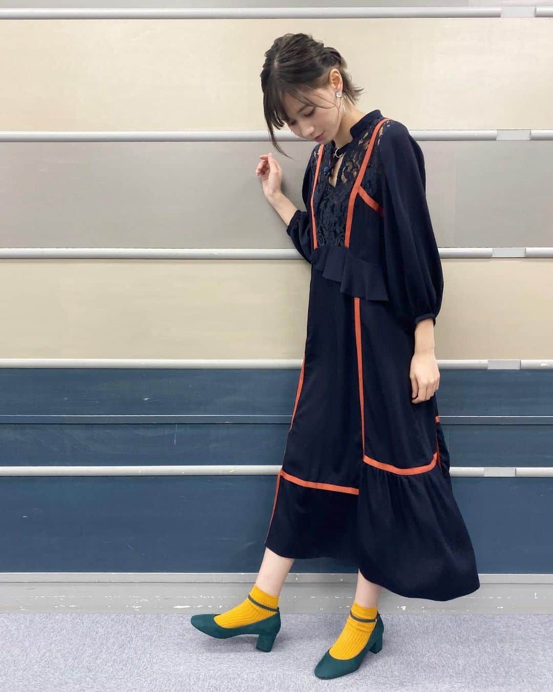 ゆきりぬさんのインスタグラム写真 - (ゆきりぬInstagram)「これから東大王！  dress @a.saught @the.pr_  shoes @randa_pic」11月27日 18時59分 - yukirin_u