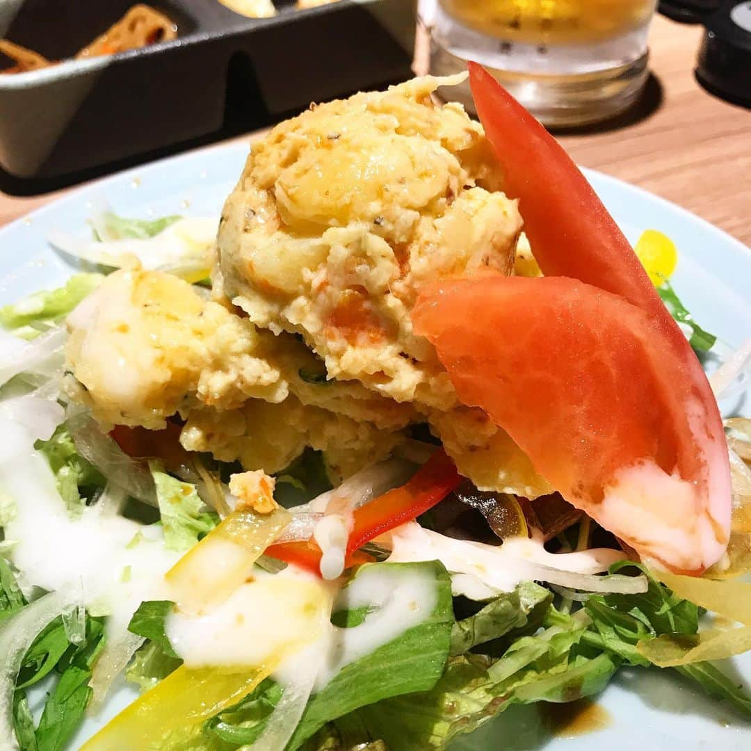 畑中葉子さんのインスタグラム写真 - (畑中葉子Instagram)「ボーリング終えて呑み😋💕 あじどり新宿東口店 ・ ・ お料理全部美味しかった❣️ スタッフもとても感じ良くて気持ち良い時間を過ごせました🥰 ・ ・ #あじどり #yhyum」11月28日 1時03分 - hatanaka_yoko