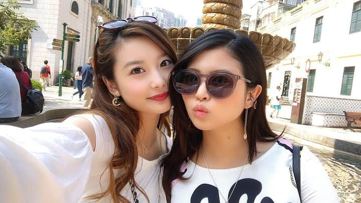 時田愛梨さんのインスタグラム写真 - (時田愛梨Instagram)「MACAU in senado square🌟 #macau #sightseeing #senadosquare #goodweather #fun #walk #beatifulsquare  #マカオ #女子旅 #観光 #セナド広場 #天気良い #綺麗 #ポルトガル感すごい #ここはマカオ」11月27日 19時46分 - eri_tokita