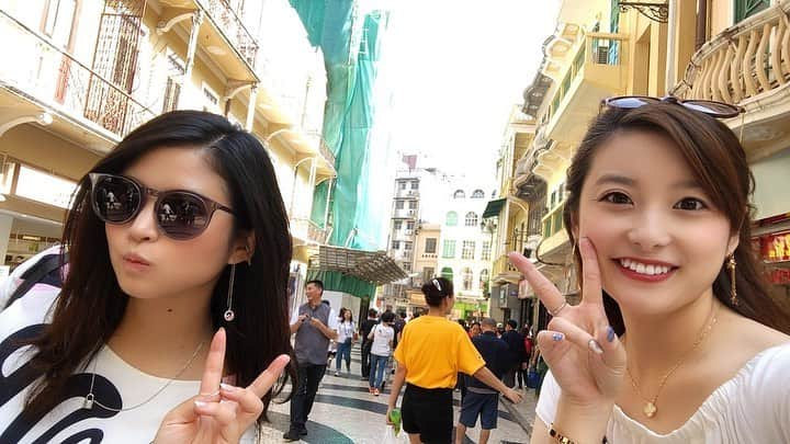 時田愛梨さんのインスタグラム写真 - (時田愛梨Instagram)「MACAU in senado square🌟 #macau #sightseeing #senadosquare #goodweather #fun #walk #beatifulsquare  #マカオ #女子旅 #観光 #セナド広場 #天気良い #綺麗 #ポルトガル感すごい #ここはマカオ」11月27日 19時46分 - eri_tokita