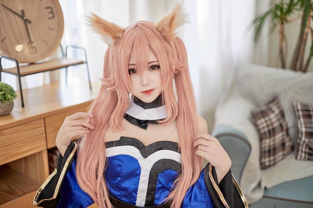 白田まい（白玉ろぷ）のインスタグラム：「玉藻🦊  #白田まい #코스프레 #japanesegirls #时装 #时装模特 #模特  #모델촬영 #コスプレ撮影 #角色扮演 #粉我」