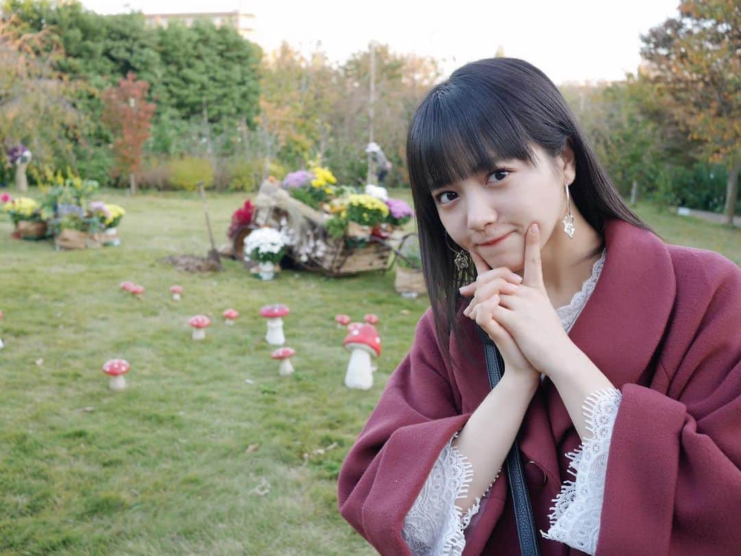 中山莉子さんのインスタグラム写真 - (中山莉子Instagram)「→﻿ #横浜イングリッシュガーデン　🌹﻿ ﻿ 最近すごい寒くなってきたから風邪には気をつけてくださいねー😷わたしが言えないけどー笑﻿ ﻿ #薔薇#横浜﻿ ﻿ ﻿ 本日はPop'nアイドルVol.04ありがとうございました！！！」11月27日 21時36分 - nakayama_riko_official