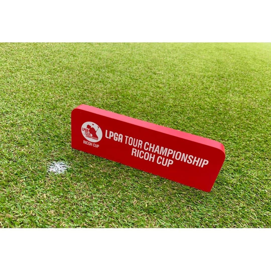 のインスタグラム：「.. 2019年 LPGAツアー チャンピオンシップ リコーカップ 明日から国内女子ツアー最終戦がはじまります。 . 精一杯、頑張りたいと思います。 応援宜しくお願い致します。 . #ricoh #リコー #2019 #最終戦」