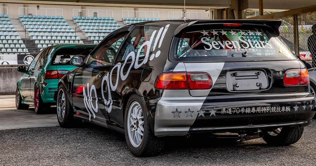 mistbahnさんのインスタグラム写真 - (mistbahnInstagram)「_ NO GOOD RACING Seven Stars EG4 Honda CIVIC _ _ Shot on 17-Nov 2019 "HONDA ONE MAKE RACE" organized by @aslan_inc_japan at Central Circuit (Hyogo, Japan) _ owner: @ngr_koji  photo: @mistbahn _ _ JP) 2019年11月17日、セントラルサーキットで開催されたアスランさん( @aslan_inc_japan )主催の「ホンダ・ワンメイク・レース」にて撮影。 _ _ #hondaonemakerace #aslan #アスラン #aslan_inc_japan #centralcircuit #セントラルサーキット #nogoodracing #ノーグッド #ノーグッドレーシング #sevenstars #セブンスター #civic #hondacivic #ホンダシビック #シビック #eg4 #eg #egcivic #eg6 #bseries #b16 #b16a #osakajdm #kanjo #kanjostyle #kanjoracer #kanjozoku #timeattack #timeattackjapan #hondasontrack」11月27日 22時44分 - mistbahn