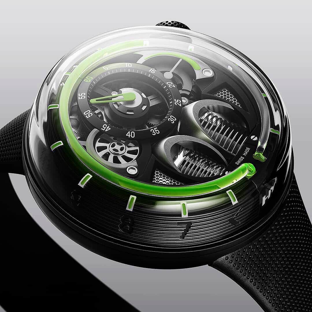 Daily Watchさんのインスタグラム写真 - (Daily WatchInstagram)「The incredible @hytwatches H1.0 that tells time using fluids. It’s empowered by three-dimensional transparency. Viewed from any angle it takes an architectural approach to visualizing the passage of time, placing the present in the context of the past and future, using fluids 👌🏼 Suggested retail price is CHF 49,000 #HYT #HYTwatches」11月27日 22時55分 - dailywatch