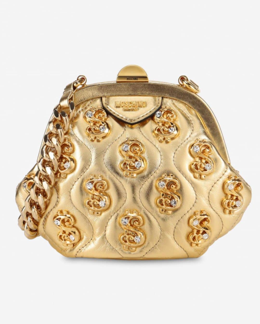 Moschinoさんのインスタグラム写真 - (MoschinoInstagram)「Moschino Milano dollar studs handbag on moschino.com and Moschino Shops #moschino @itsjeremyscott」11月28日 9時19分 - moschino