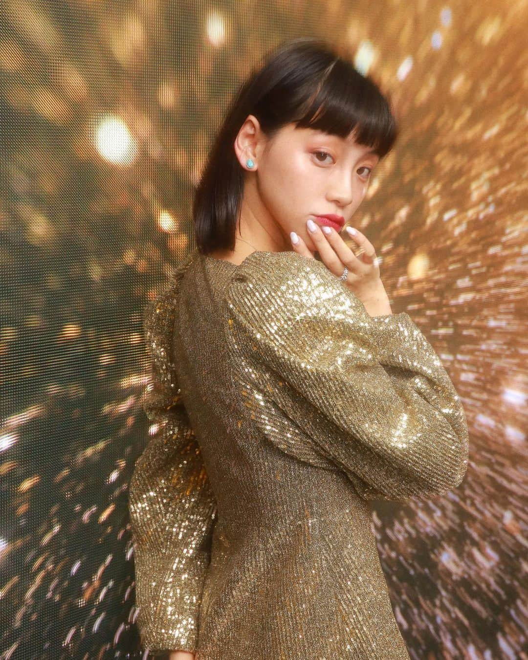 る鹿さんのインスタグラム写真 - (る鹿Instagram)「@boucheron  #boucheronlightup  キラキラ気分💎✨🧏‍♀️」11月28日 9時29分 - luluxinggg