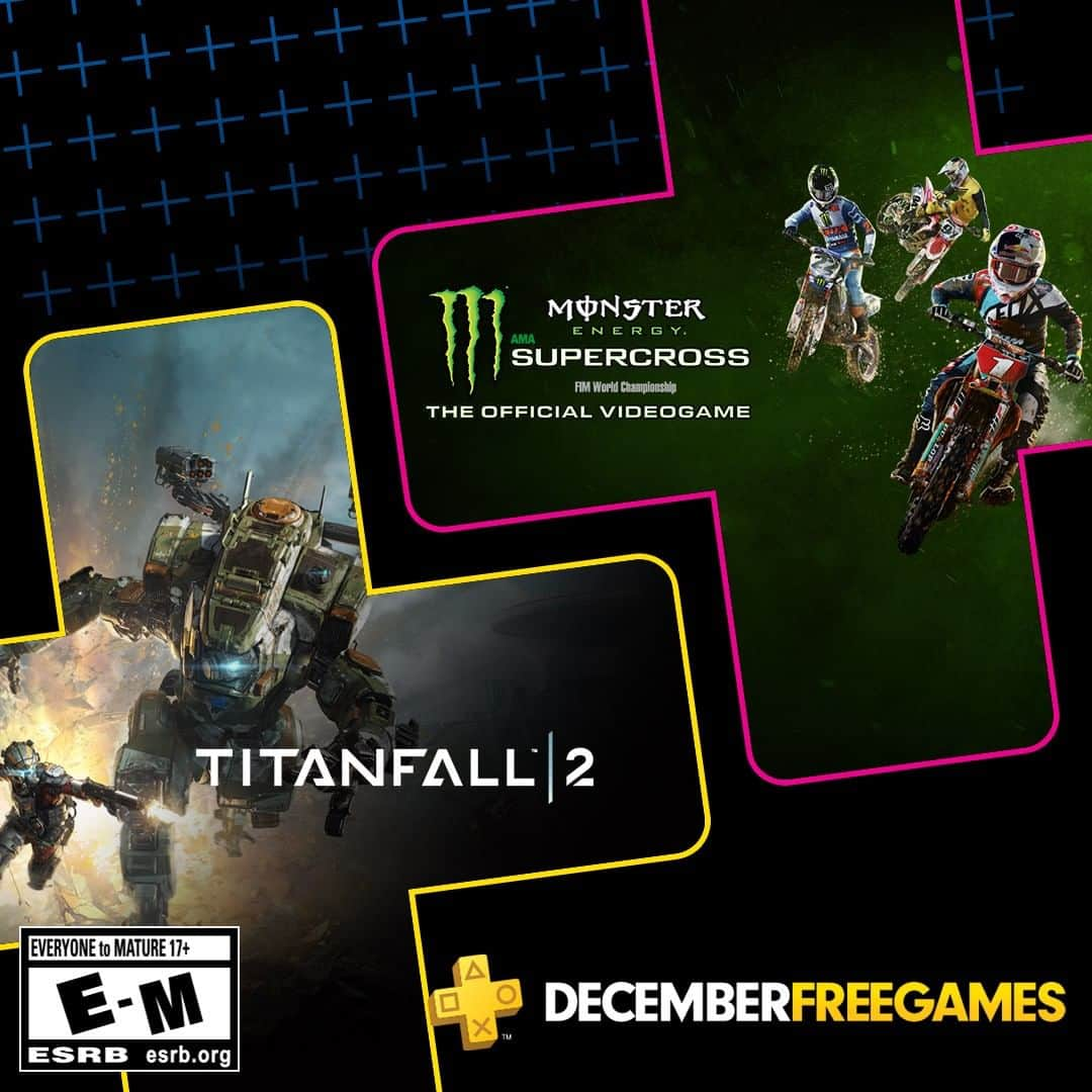 PlayStationさんのインスタグラム写真 - (PlayStationInstagram)「Grab your gear and climb aboard. Titanfall 2 and Monster Energy Supercross are your PS Plus games for December」11月28日 1時44分 - playstation