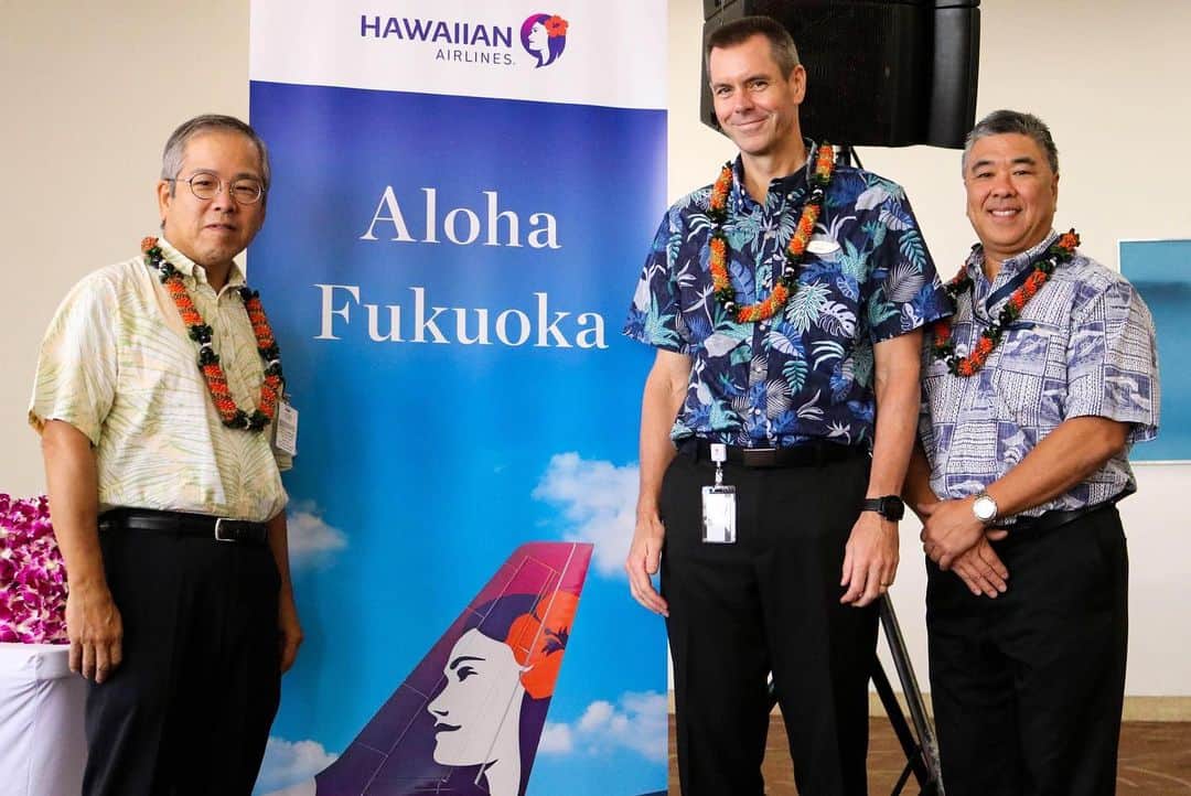 ハワイアン航空さんのインスタグラム写真 ハワイアン航空instagram「alohafukuoka Yesterday We 