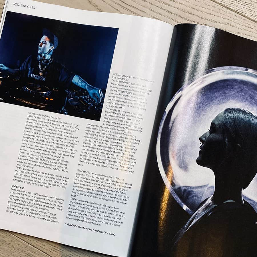 マヤ・ジェーン・コールスさんのインスタグラム写真 - (マヤ・ジェーン・コールスInstagram)「Thanks for the #nocturnalsunshine love @djmagofficial ! Nice feature in the November North America issue 🥰」11月28日 3時01分 - mayajanecolesofficial