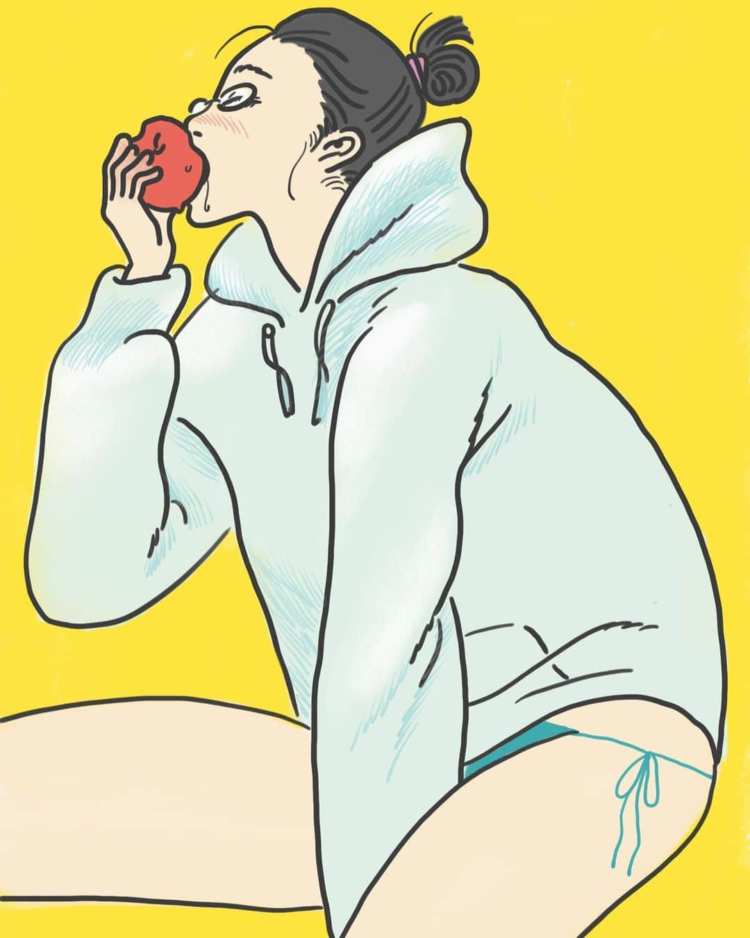 たなかみさきさんのインスタグラム写真 - (たなかみさきInstagram)「元気良く高らかに 林檎を齧れる国であれ。」11月28日 3時23分 - misakinodon