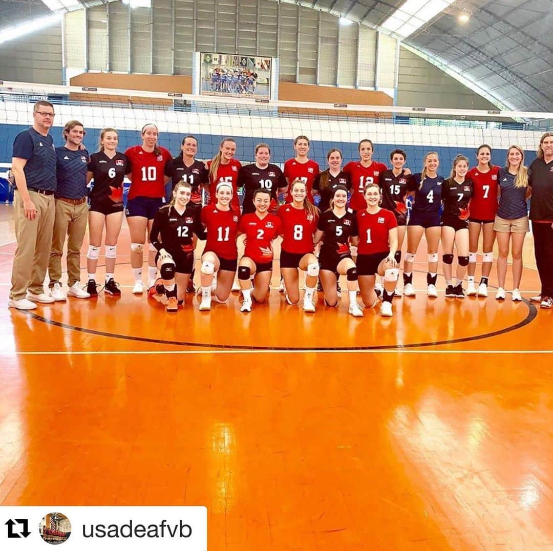 USA Volleyballさんのインスタグラム写真 - (USA VolleyballInstagram)「USA Deaf Volleyball is 🔥 right now!  Follow 👉 @usadeafvb for more updates and get to know this incredible team! - - - #Repost @usadeafvb with @get_repost ・・・ That’s game! USA wins 3rd set to wrap it up! 25-12, 25-6, 25-14! 6-0 in sets so far here in Brazil! @usadeafvb @usadsf @USAVhp @volleyball @teamusa #PANAMDES2019 @adidas @gallaudet @NTRVolleyball @auburnacesvb @upwardstarsup @gubison @instinctvbc @chrva @mcinneyisdathletics @mhslions」11月28日 4時16分 - usavolleyball