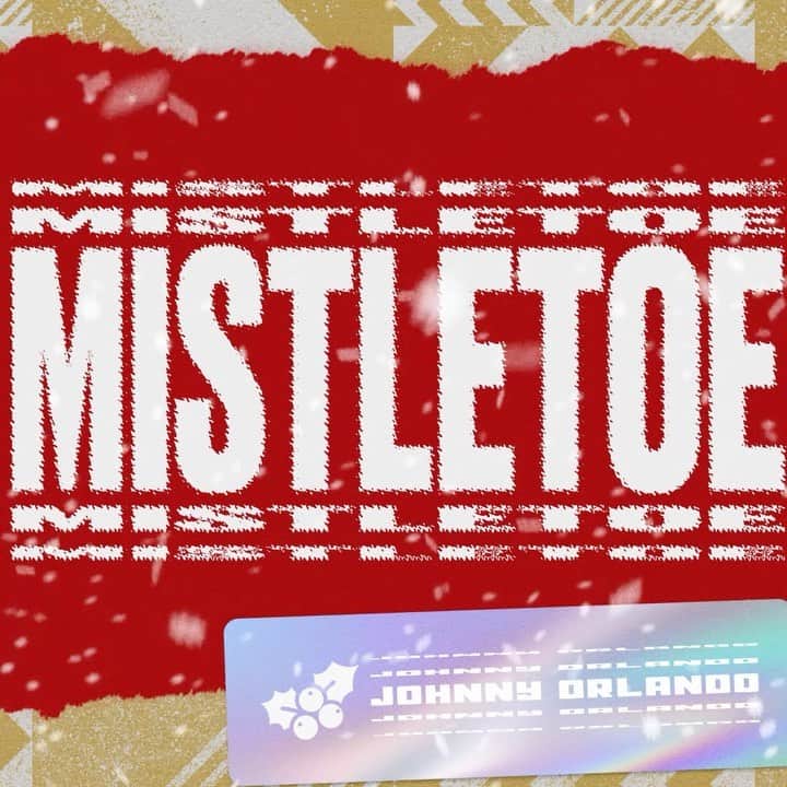 ジョニー・オーランドのインスタグラム：「this is the song that started it all for me 8 years ago.. so i thought it was about time i released it properly. my version of #Mistletoe is out on all streaming platforms this friday🎄」