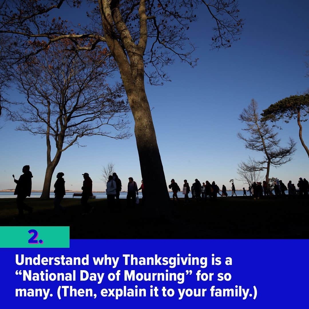 Huffington Postさんのインスタグラム写真 - (Huffington PostInstagram)「Thanksgiving isn't just about turkey and stuffing. The history about the holiday taught in classrooms is often whitewashed. We asked Indigenous people what everyone should know about the holiday — and how non-natives can be better allies. // Find out more by going to our linkin.bio page. // 📷 Getty Images⁠⠀」11月28日 5時31分 - huffpost