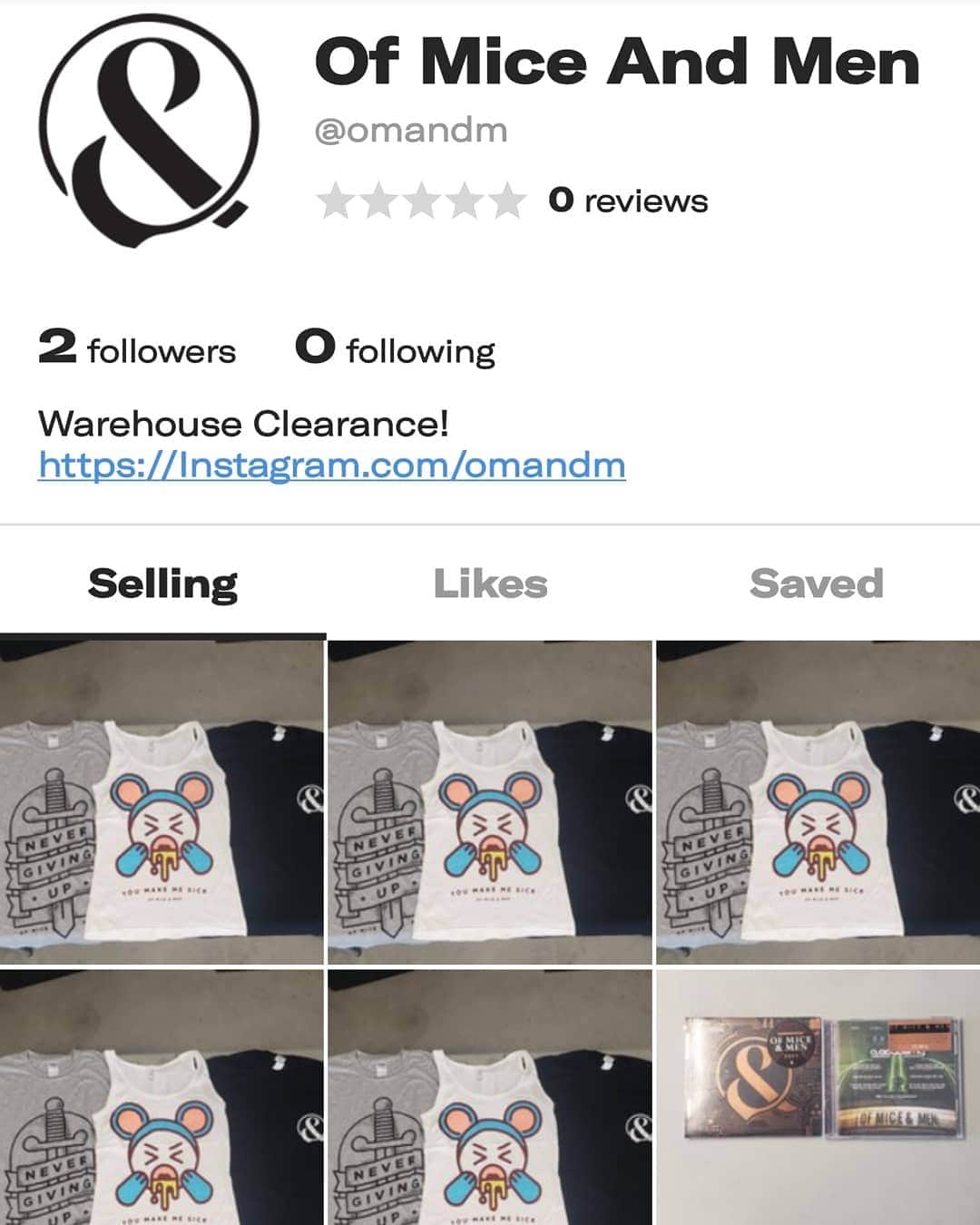 Of Mice & Menさんのインスタグラム写真 - (Of Mice & MenInstagram)「MAJOR DEALS AS WE CLEAR OUT OUR WAREHOUSE!!! Check out our official shop @ depop.com/omandm 💥💥💥 - Alan」11月28日 5時47分 - omandm