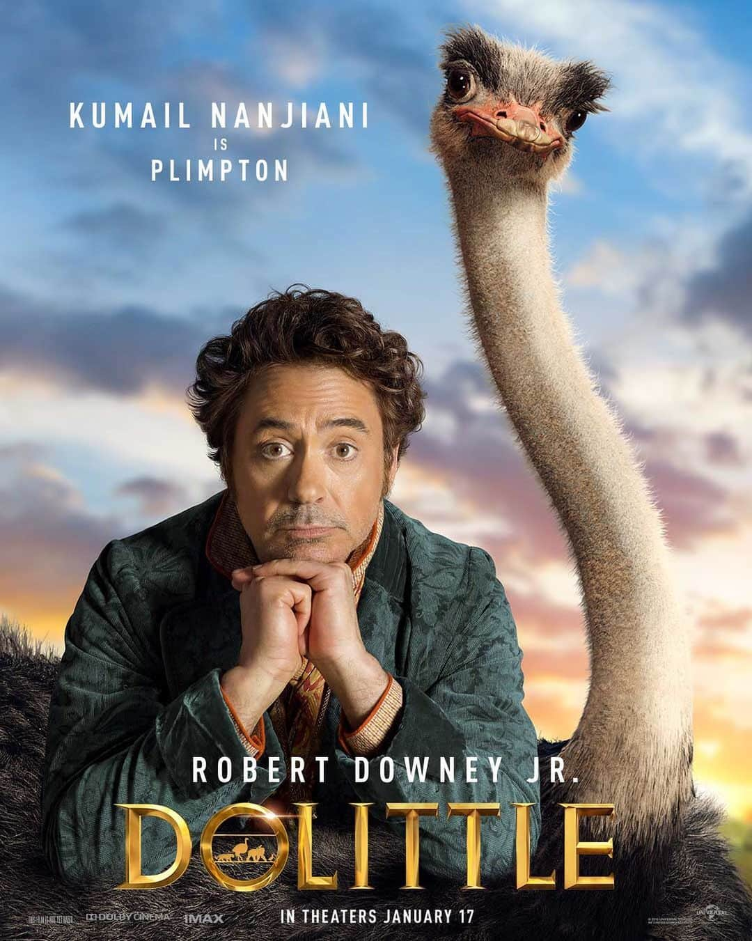 ロバート・ダウニー・Jrさんのインスタグラム写真 - (ロバート・ダウニー・JrInstagram)「Our wild kingdom grows...Kumail Nanjiani is Plimpton. #Dolittle in theaters January 17」11月28日 6時06分 - robertdowneyjr