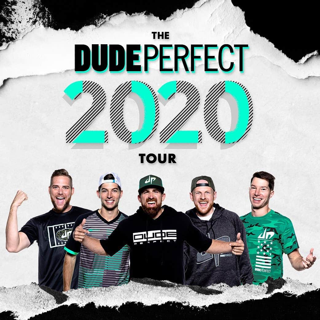 Dude Perfectさんのインスタグラム写真 - (Dude PerfectInstagram)「DP TOUR TICKETS MAKE GREAT CHRISTMAS GIFTS! 🎁 🎅🏻🎄 • • We’re coming to 30 brand new cities including some in FLORIDA & CANADA this round! It’ll be a brand new 90 minute show with VIP & Meet & Greet options! Click the link in our bio to get PRESALE info! Tickets come available 12/3/19! #TheDudePerfect2020Tour」11月28日 7時58分 - dudeperfect