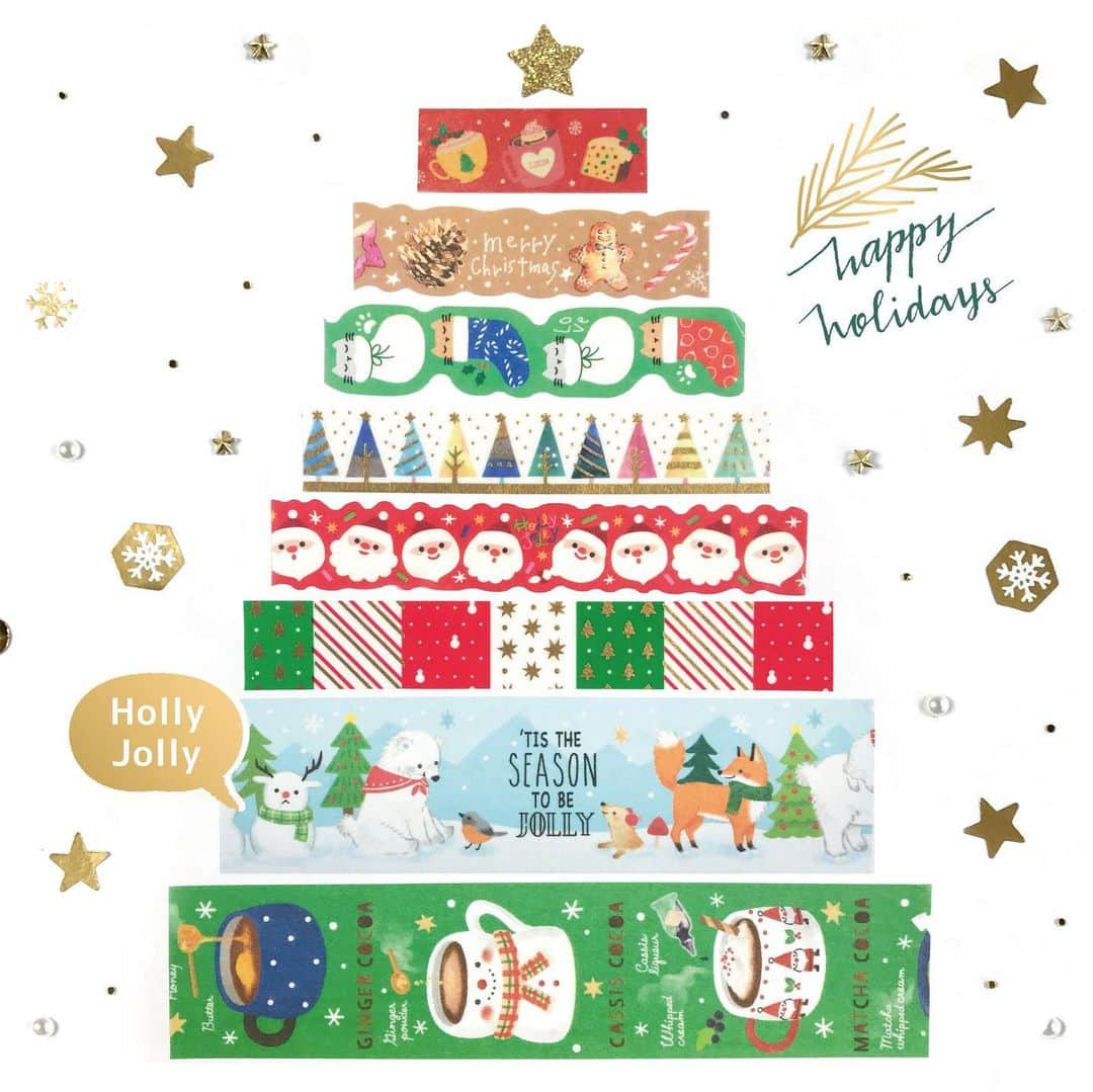 ダイソーさんのインスタグラム写真 ダイソーinstagram 人気のマスキングテープも新柄で登場 クリスマスカードも充実 クリスマスマスキングテープ ウォームホリデー 2巻セット クリスマスマスキングテープ ハッピークリスマス30mm幅 クリスマスマスキング