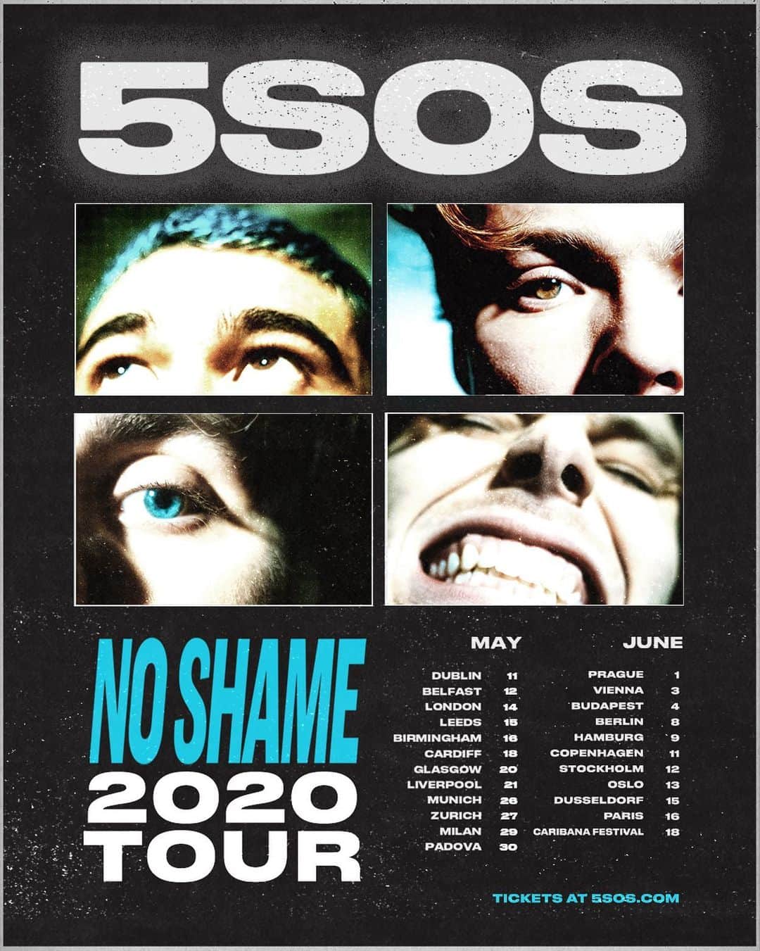 5 Seconds of Summerさんのインスタグラム写真 - (5 Seconds of SummerInstagram)「UK & EUROPE TOUR 2020 • PRE-ORDER OUR NEXT ALBUM FOR EARLY TICKET ACCESS • LINK IN BIO」11月28日 19時05分 - 5sos