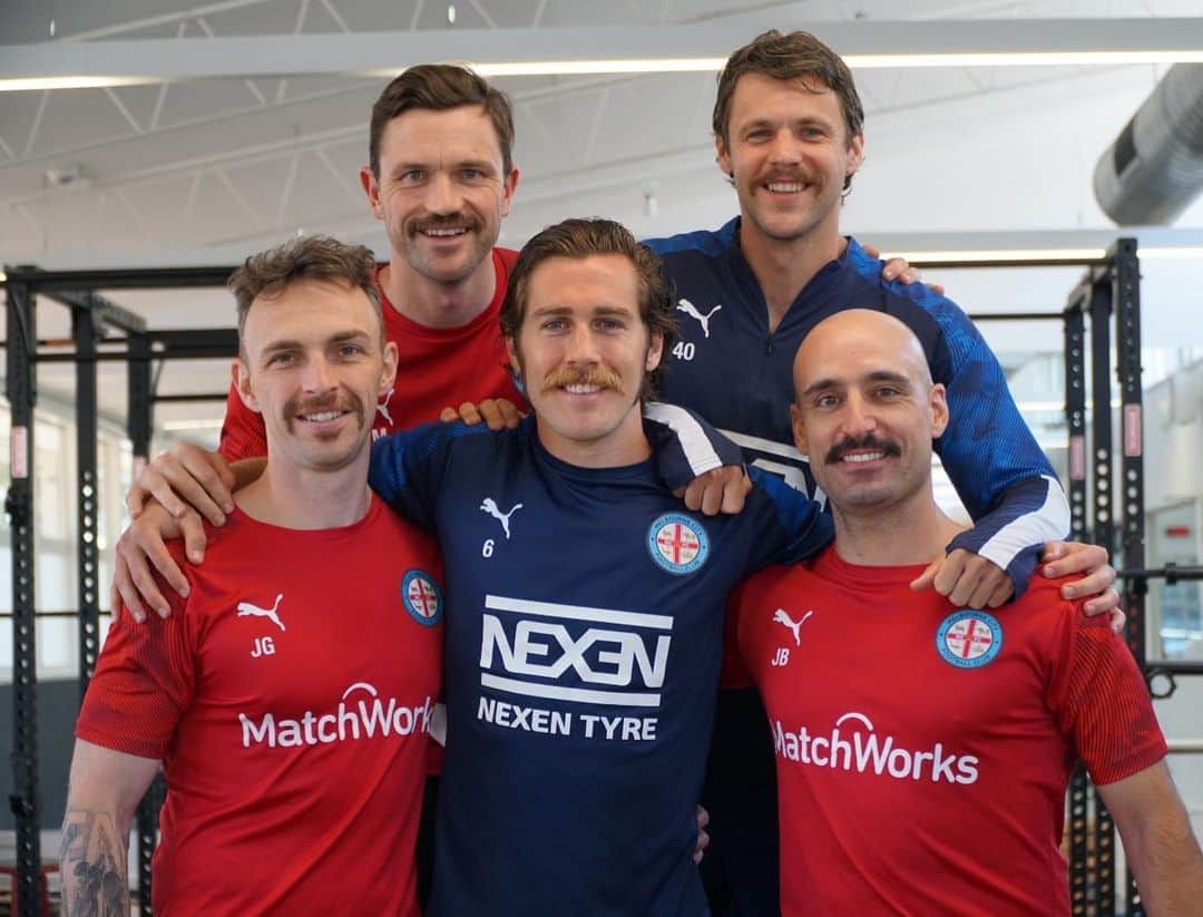 ジョシュア・ブリランテのインスタグラム：「The hard work of the Mo growers 👨🏻plus ( Josh👴🏻 ) & Youngy! Any last few donations would be fantastic. Thanks to everyone who has donated!! Link is in bio」