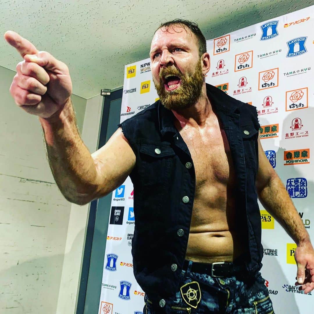 のインスタグラム：「#JonMoxley is BACK!! #WrestleKingdom14 #njwk14 #njpw #njpwworld  #新日本プロレス #プロレス #東京ドーム」