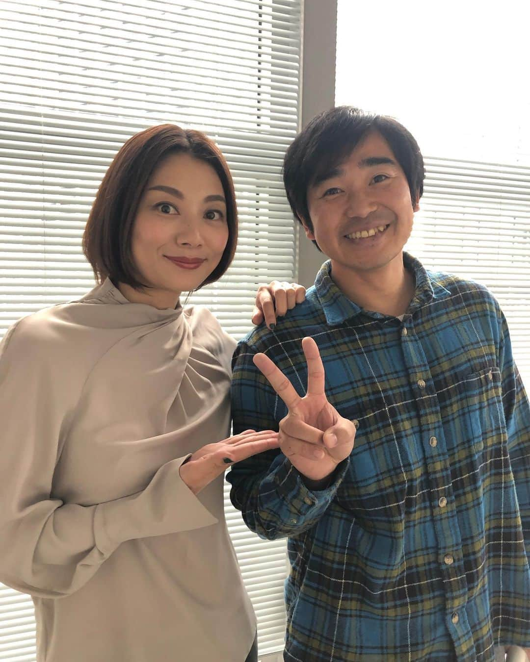 【公式】俺の話は長いのインスタグラム：「#スッキリ まで、#電波ジャック 終了しました！ 次は #ヒルナンデス にお邪魔します😆 📸スッキリにご出演頂いた、小池さんと、今日の #天の声 さんの親友の #浜谷健司 さん  #俺話 #生田斗真 #小池栄子  #明日よる10時最終話放送」