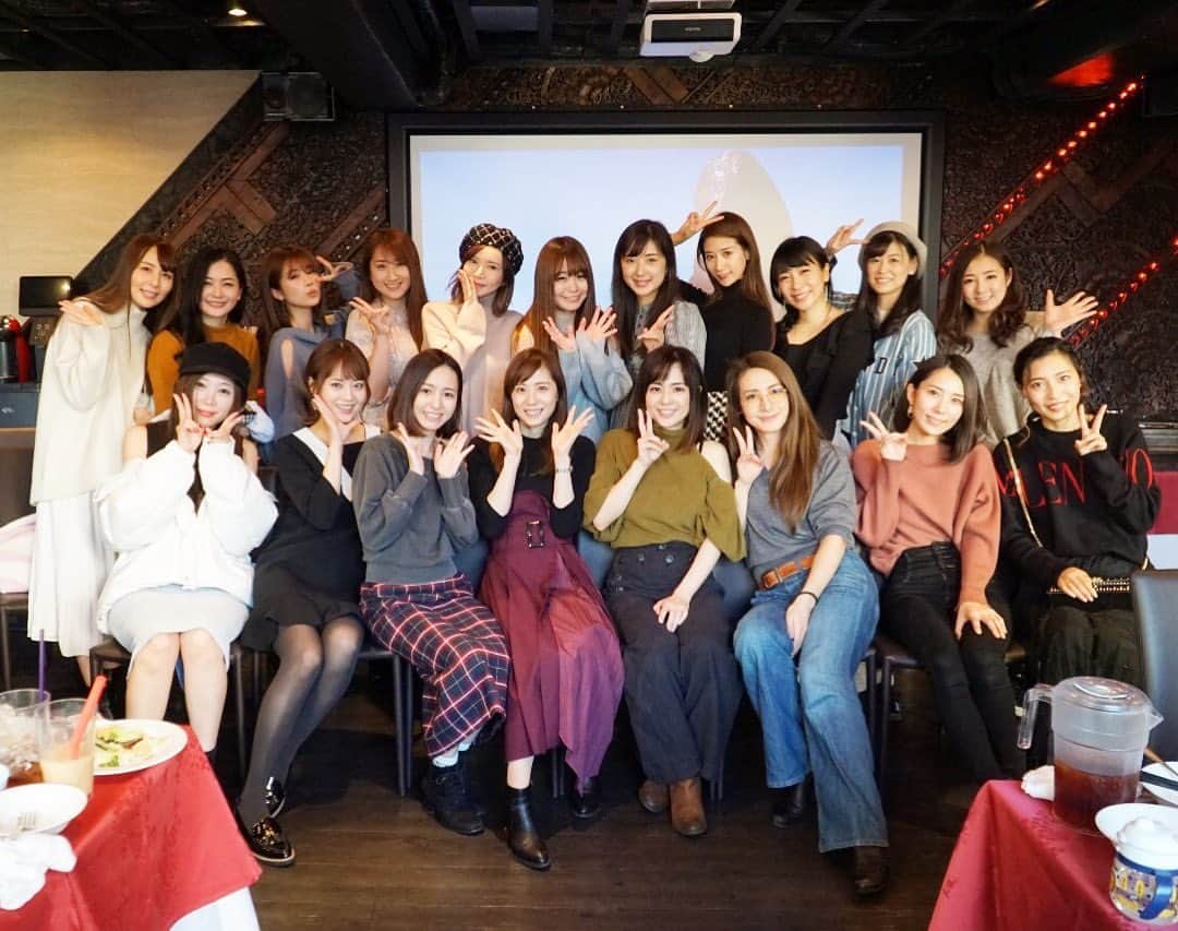 安藤あいかのインスタグラム：「会えたの嬉しいし楽しかったし癒された❤️SUKI  #恵比寿マスカッツ #忘年会」