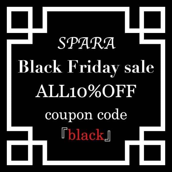 SPARAさんのインスタグラム写真 - (SPARAInstagram)「この後0時よりSPARA onlineにて「BLACK FRIDAY SALE」がスタートします！！ クーポンコードblackを入れていただくと全品10%OFFにてお求めいただけます！ 週末限定、日曜日までの開催です！ 2枚目は本日の新商品と再入荷商品となります♡ #SPARA#SPARAstyle#スパラ#BLACKFRIDAY#sale#interior#インテリア#インテリア雑貨」11月28日 21時45分 - spara_aco